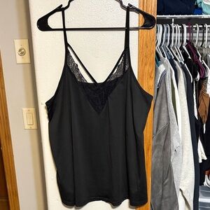 SHEIN Black Lace Detail Camisole